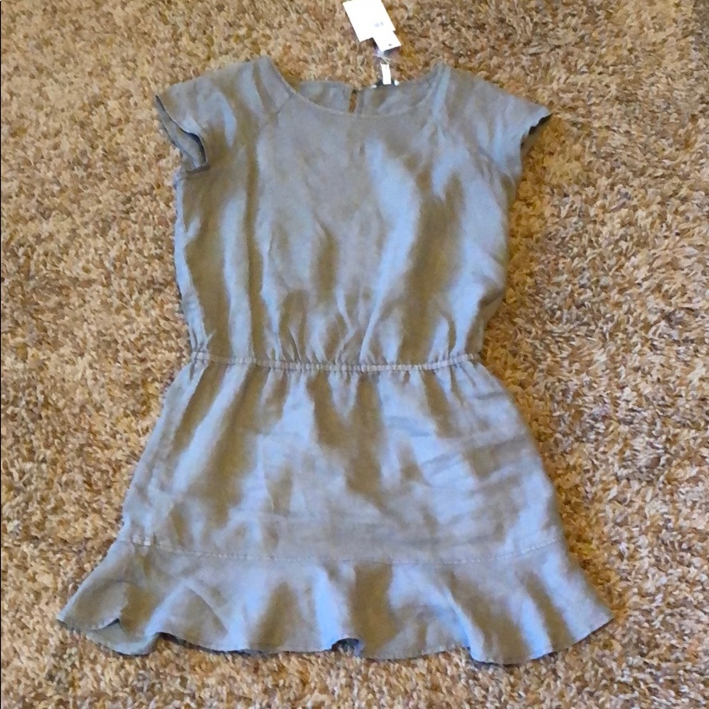 Olive green mini dress